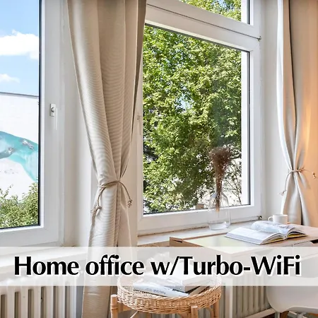 Calm Escape - 75m2 Altbau-apartment, 2br, Smart-tv, Garden Apartman *