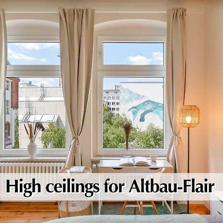 Calm Escape - 75m2 Altbau-apartment, 2br, Smart-tv, Garden *