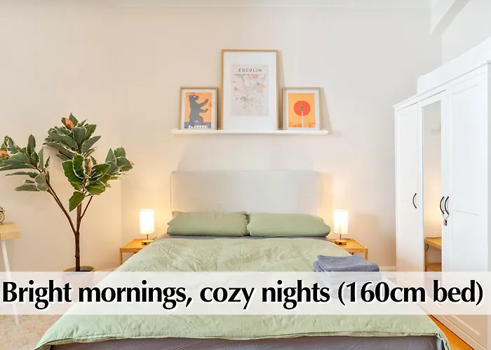 Calm Escape - 75m2 Altbau-apartment, 2br, Smart-tv, Garden * Berlin