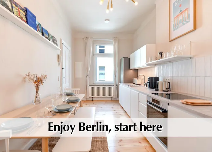 Calm Escape - 75m2 Altbau-apartment, 2br, Smart-tv, Garden *