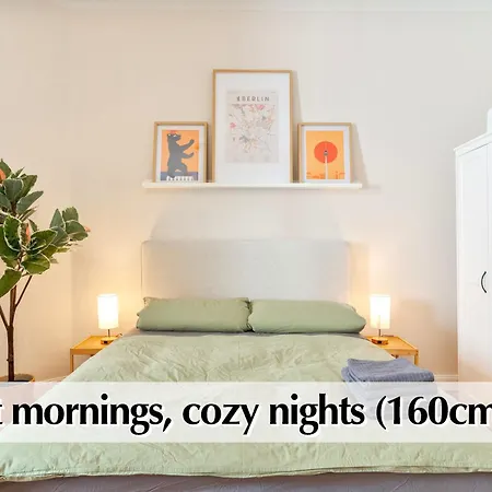 Calm Escape - 75m2 Altbau-apartment, 2br, Smart-tv, Garden * Berlín