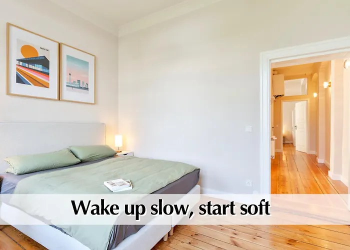 Calm Escape - 75m2 Altbau-apartment, 2br, Smart-tv, Garden Berlín