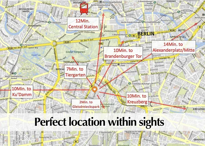 Apartamento Calm Escape - 75m2 Altbau-apartment, 2br, Smart-tv, Garden *