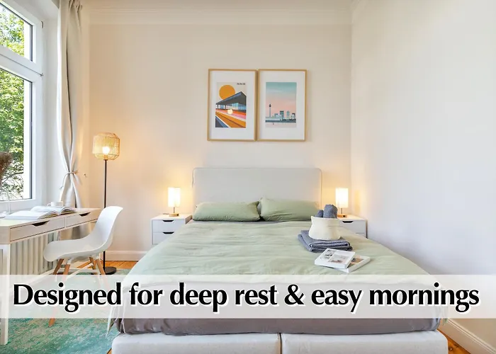 Calm Escape - 75m2 Altbau-apartment, 2br, Smart-tv, Garden アパート ベルリン